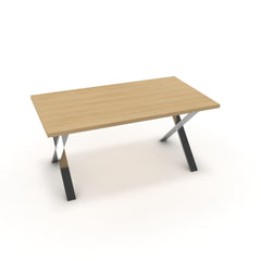 Étkezőasztal - Préma króm lábbal - Vicenza tölgy, méret: 160x90