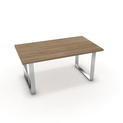 Étkezőasztal - Antara króm lábbal - Világos rauna szil, méret: 160x90