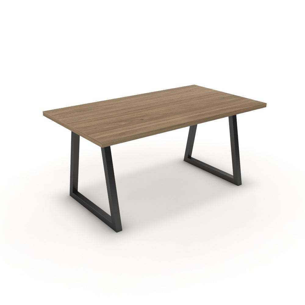 Étkezőasztal - Bala fekete lábbal - Világos rauna szil, méret: 160x90