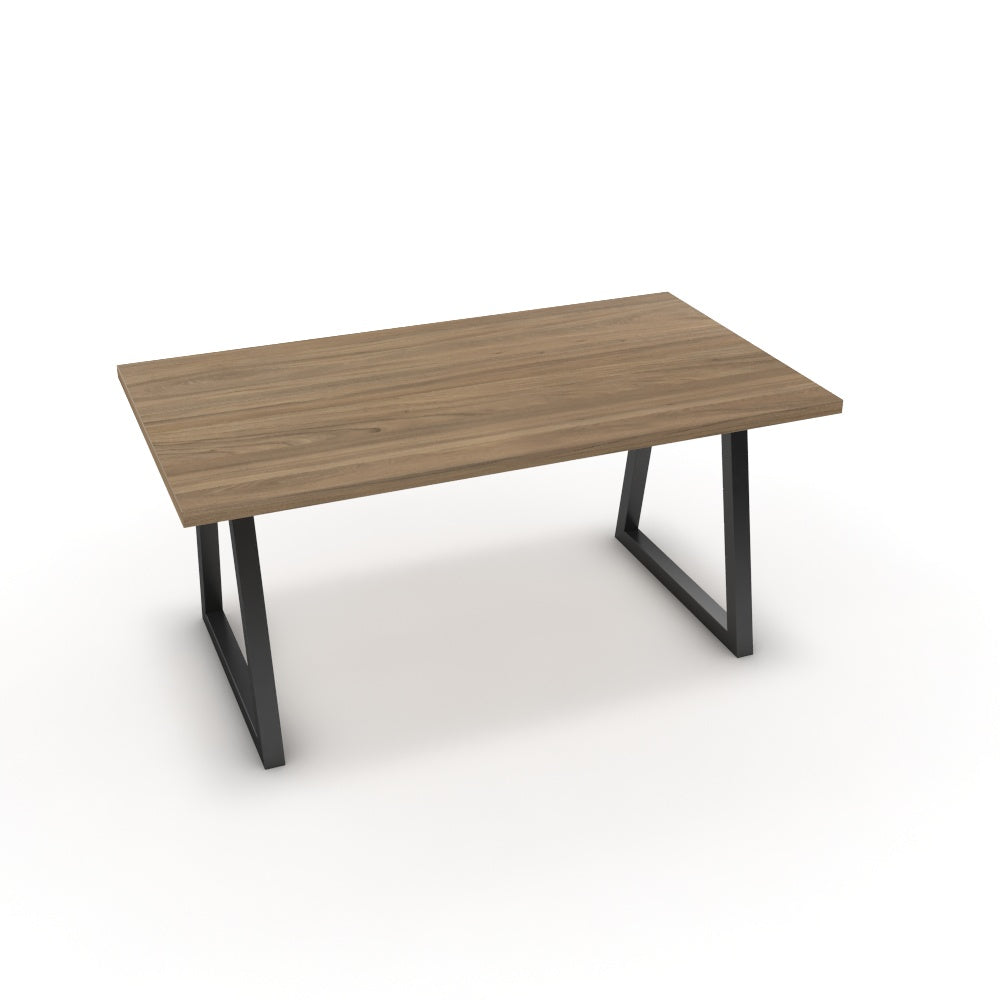 Étkezőasztal - Bala fekete lábbal - Világos rauna szil, méret: 160x90