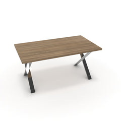 Étkezőasztal - Préma króm lábbal - Világos rauna szil, méret: 160x90