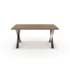 Étkezőasztal - Préma króm lábbal - Világos rauna szil, méret: 160x90