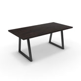 Étkezőasztal - Bala fekete lábbal - Fekete-arany metál pala, méret: 180x90