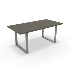 Étkezőasztal - Antara festett ezüst lábbal - Fosszil szürke, méret: 180x90