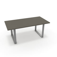 Étkezőasztal - Antara festett ezüst lábbal - Fosszil szürke, méret: 180x90