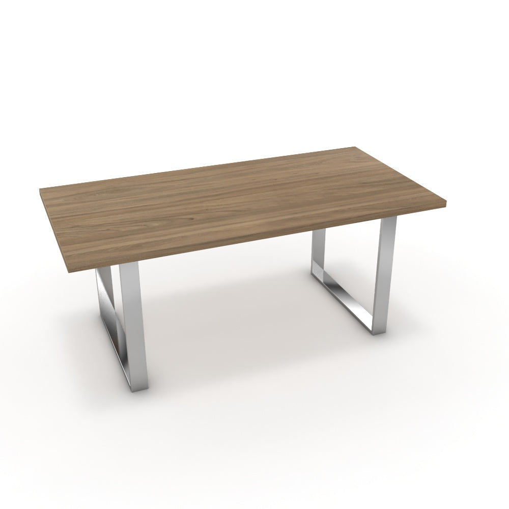 Étkezőasztal - Antara króm lábbal - Világos rauna szil, méret: 180x90