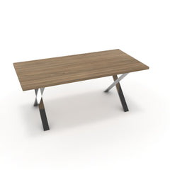 Étkezőasztal - Préma króm lábbal - Világos rauna szil, méret: 180x90