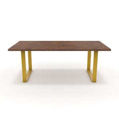 Étkezőasztal - Antara festett arany lábbal - Ferro bronz, méret: 200x100