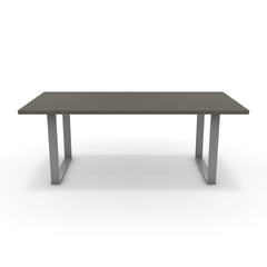 Étkezőasztal - Antara festett ezüst lábbal - Fosszil szürke, méret: 200x100