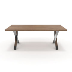 Étkezőasztal - Préma króm lábbal - Világos rauna szil, méret: 200x100