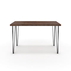 Íróasztal - Linga fekete lábbal - Ferro bronz, méret: 120x60