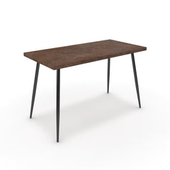 Íróasztal - Manu fekete lábbal - Ferro bronz, méret: 120x60