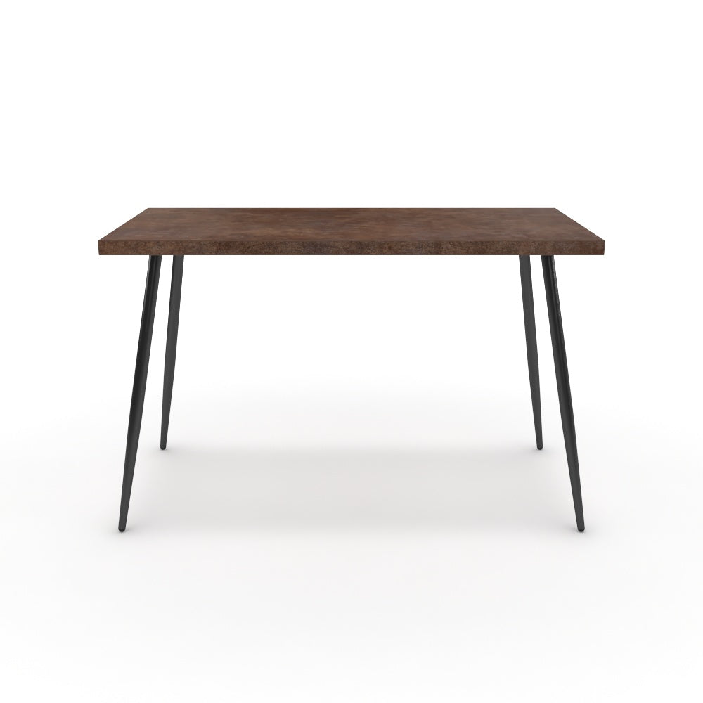 Íróasztal - Manu fekete lábbal - Ferro bronz, méret: 120x60