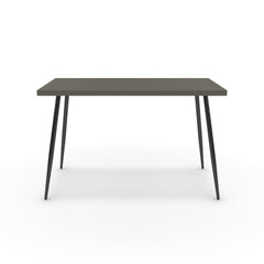 Íróasztal - Manu fekete lábbal - Fosszil szürke, méret: 120x60