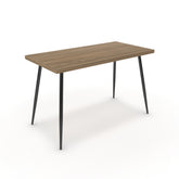 Íróasztal - Manu fekete lábbal - Világos rauna szil, méret: 120x60