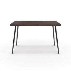 Íróasztal - Manu fekete lábbal - Sötét rauna szil, méret: 120x60