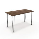 Íróasztal - Linga fekete lábbal - Barna sonoma tölgy, méret: 120x60