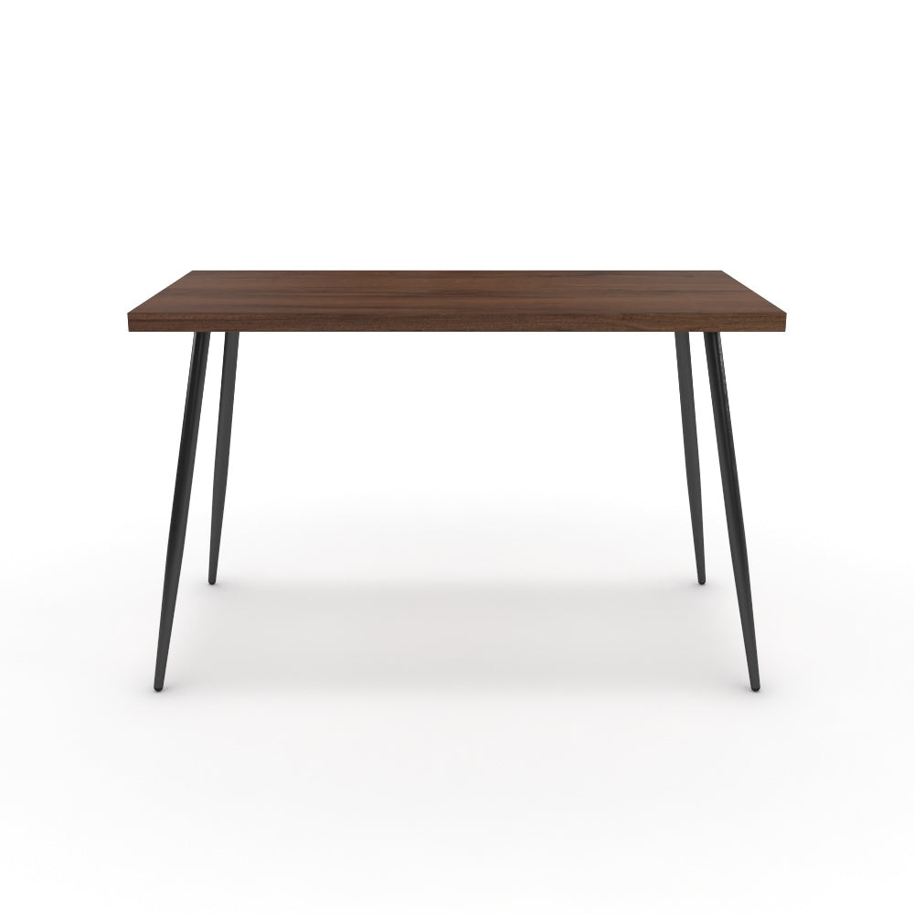 Íróasztal - Manu fekete lábbal - Mogyoró, méret: 120x60