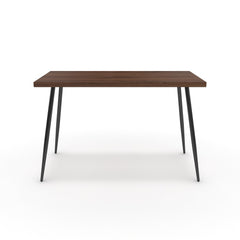 Íróasztal - Manu fekete lábbal - Mogyoró, méret: 120x60