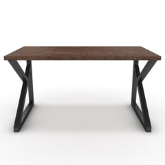 Íróasztal - Vritti fekete lábbal - Ferro bronz, méret: 140x75